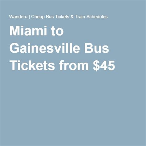 gainesville to miami shuttle.